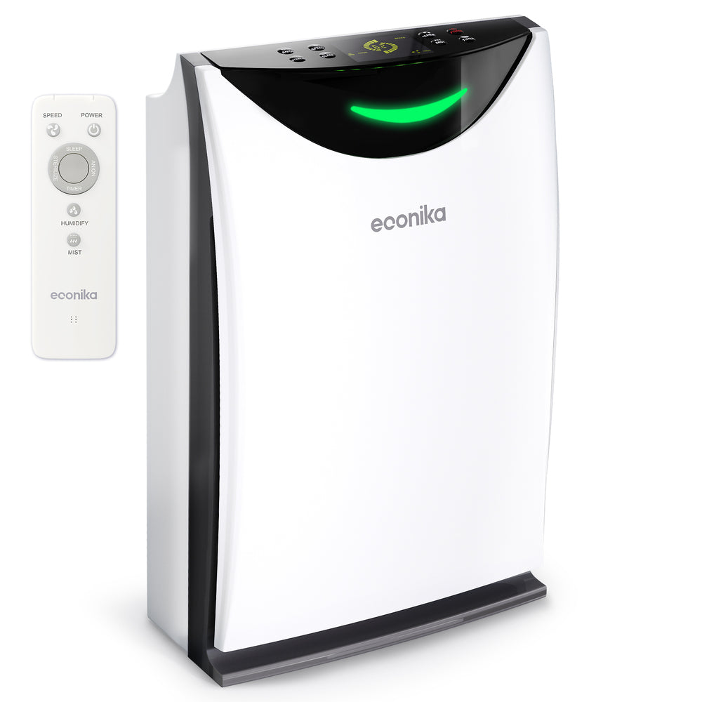 Premium Econika Climate System 4-in-1: air-purifier, humidifier, ionizer and UV-lamp